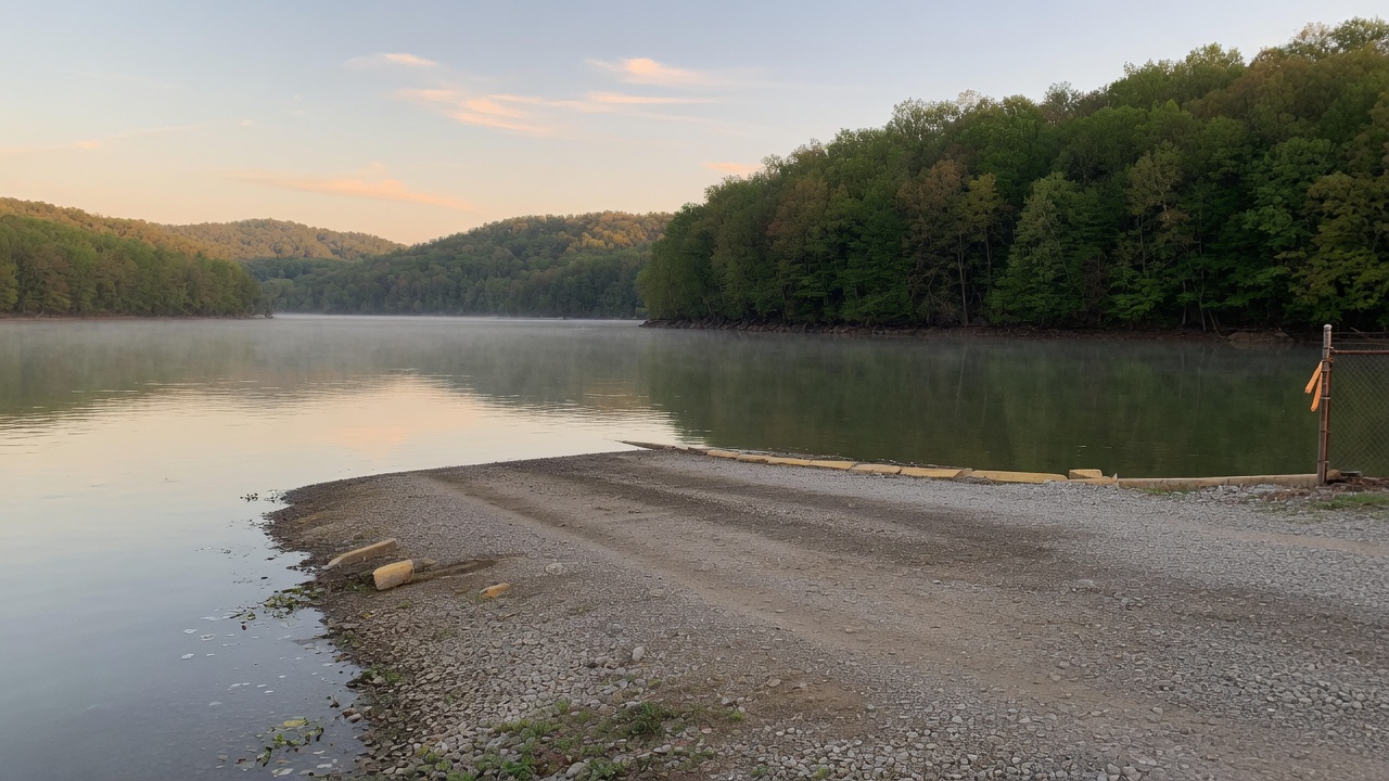 Lynch Ford / Sawmill Ramp (upper Beaver Creek) near Lake Cumberland and Monticello Kentucky
