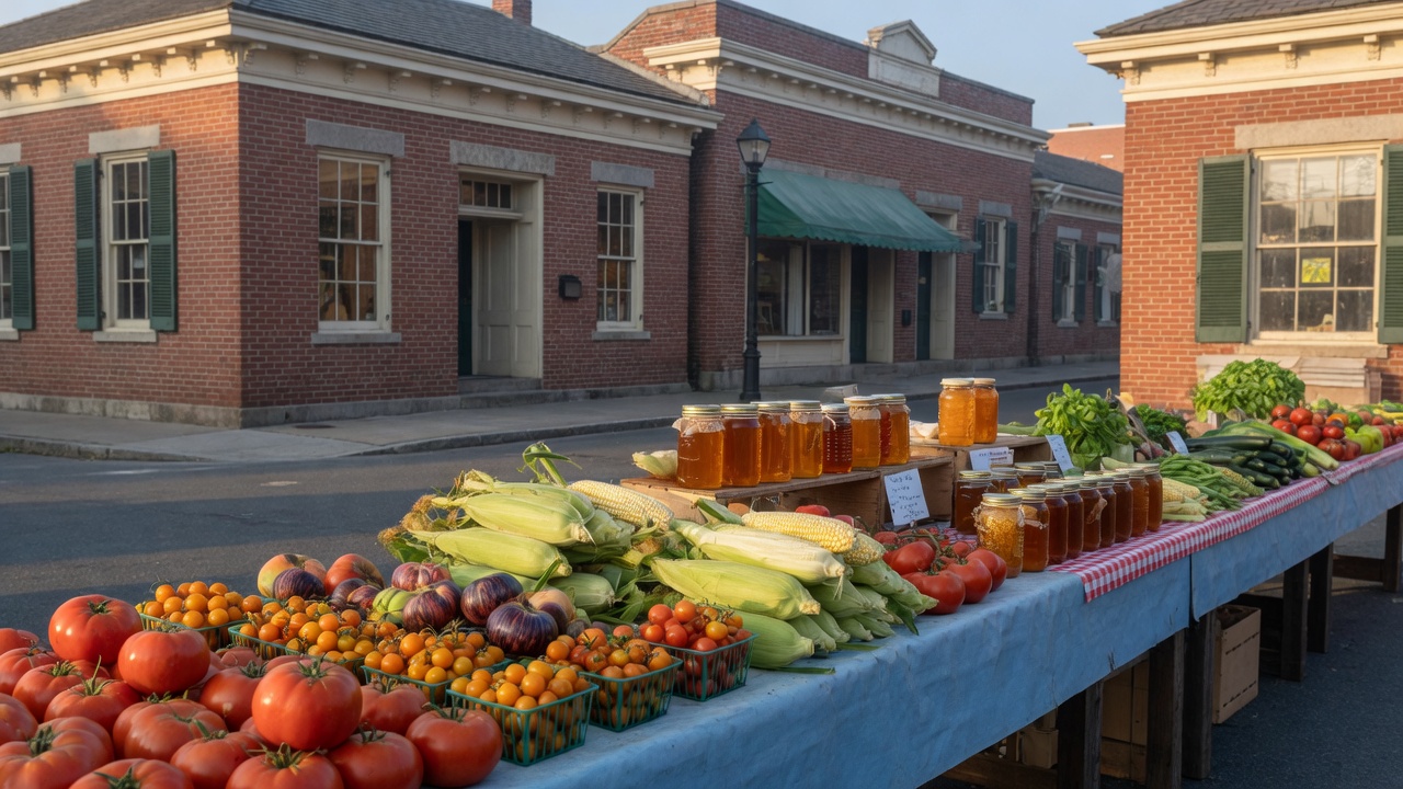 Saturday farmers market near Lake Cumberland and Monticello Kentucky