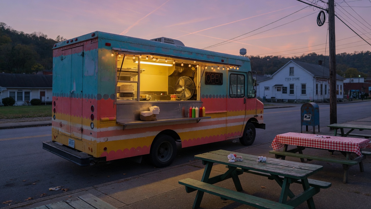 Food truck crawl (family edition) near Lake Cumberland and Monticello Kentucky