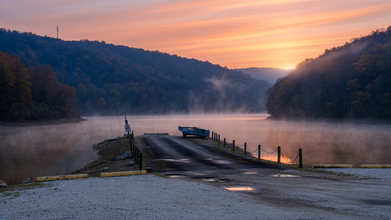 Twyford Point near Lake Cumberland and Monticello Kentucky