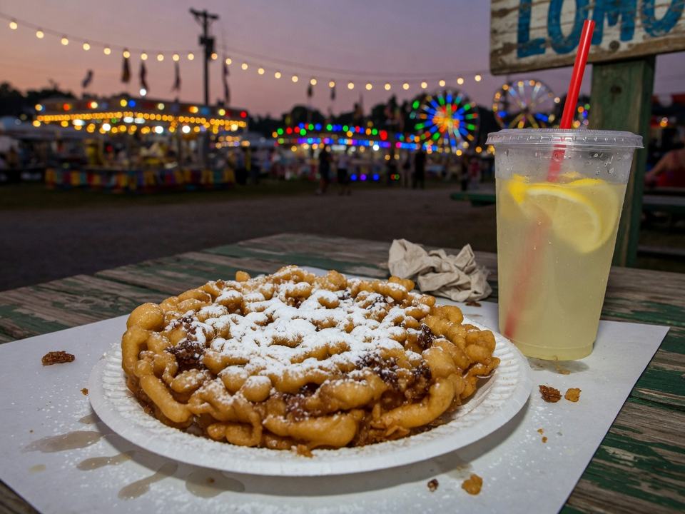 Granny's Funnel Cakes Fair food in Monticello Kentucky near Lake Cumberland — menu and location for lake visitors