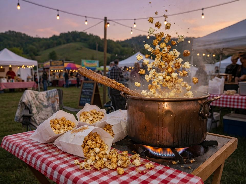 Cindy Lou Who's Kettle Corn Snacks in Monticello Kentucky near Lake Cumberland — menu and location for lake visitors