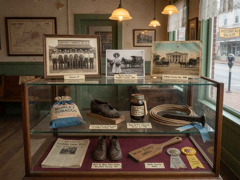 Wayne County Historical Museum Attractions in Monticello Kentucky near Lake Cumberland — menu and location for lake visitors
