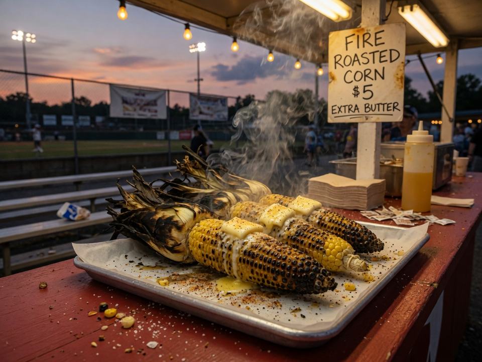 Eddie's Roasted Corn Snacks in Monticello Kentucky near Lake Cumberland — menu and location for lake visitors
