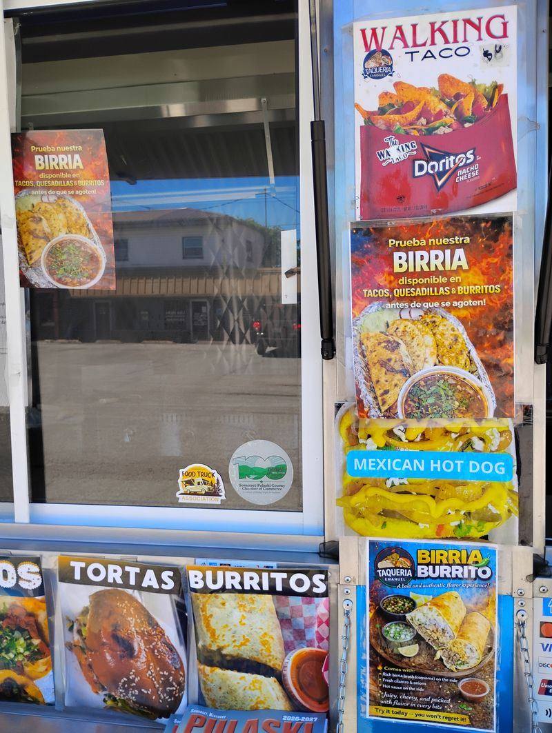 Taqueria Emanuel Mexican in Monticello Kentucky near Lake Cumberland — menu and location for lake visitors