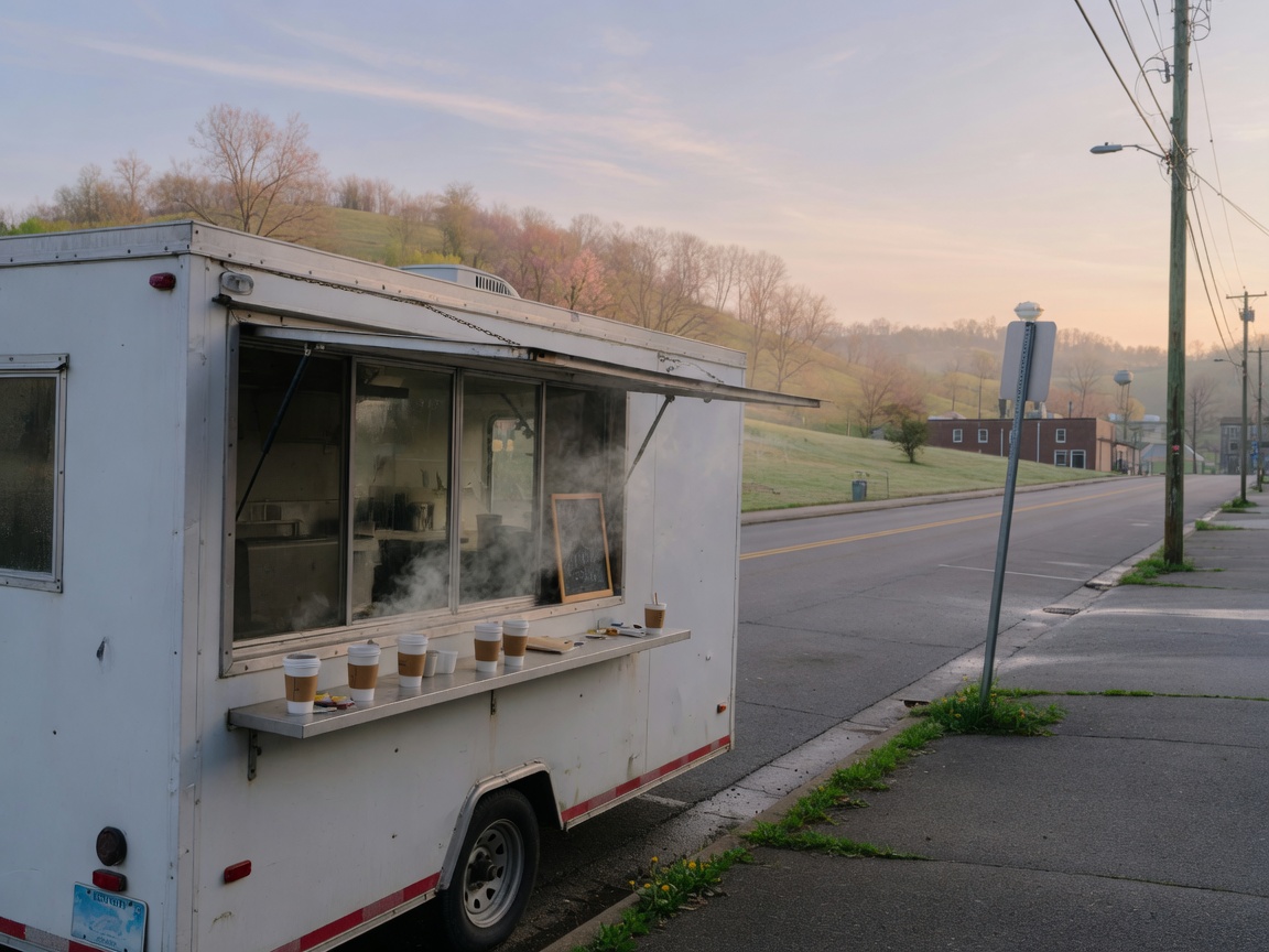 Bluegrass Brews Coffee Trailer Coffee in Monticello Kentucky near Lake Cumberland — menu and location for lake visitors