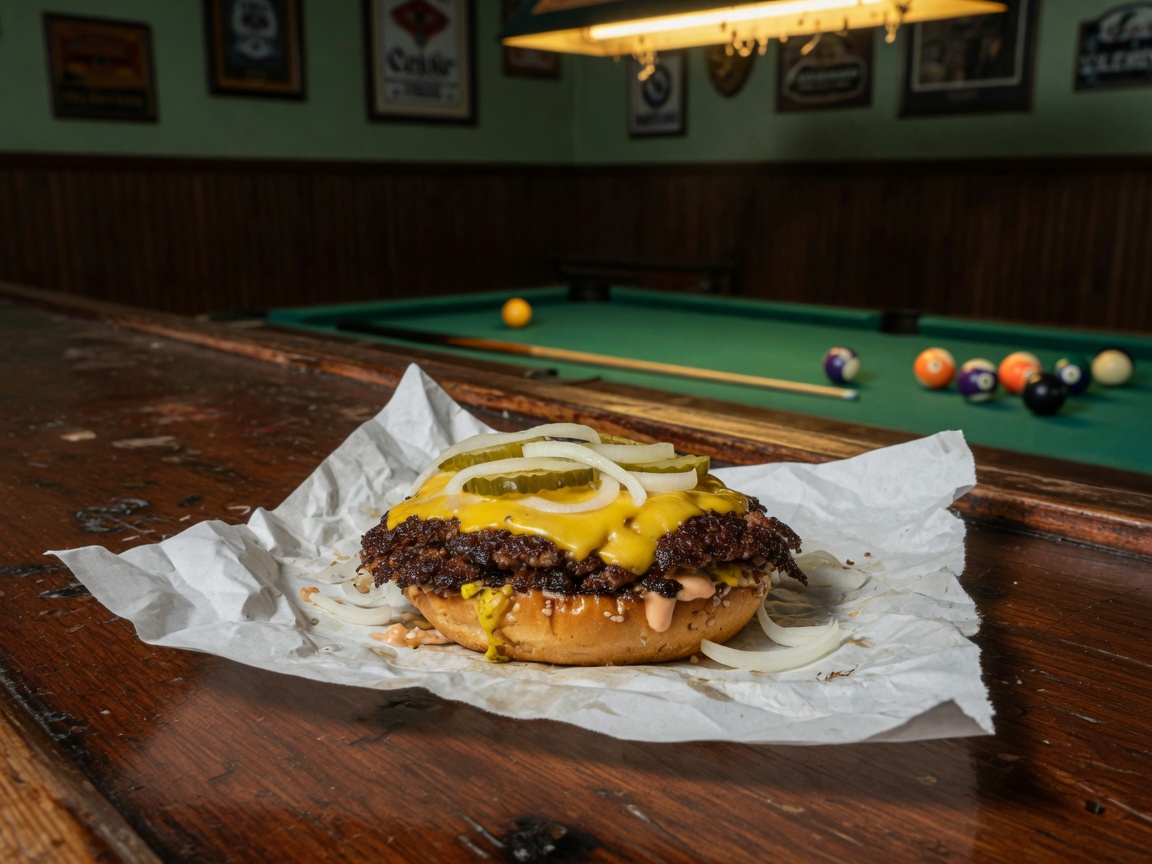 City Pool Hall Burgers in Monticello Kentucky near Lake Cumberland — menu and location for lake visitors