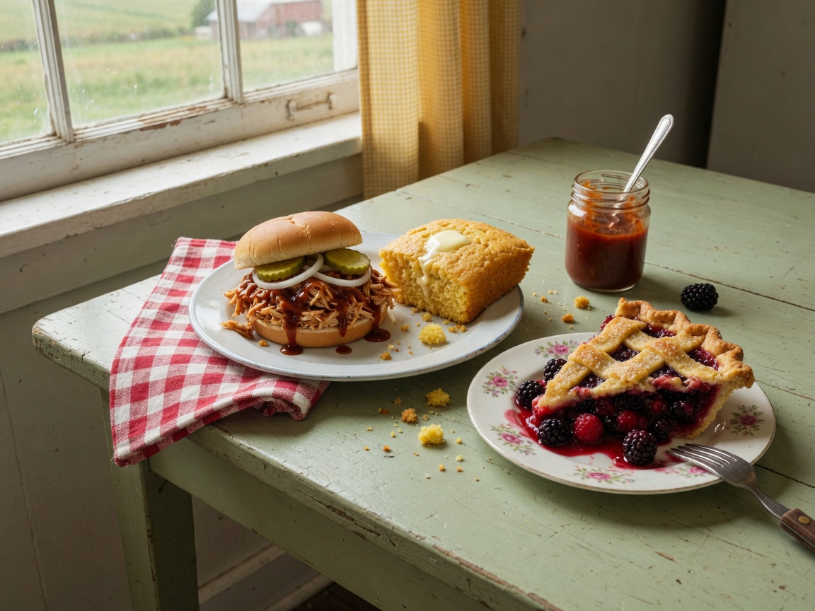 Knob Farms BBQ & Bakery BBQ in Monticello Kentucky near Lake Cumberland — menu and location for lake visitors