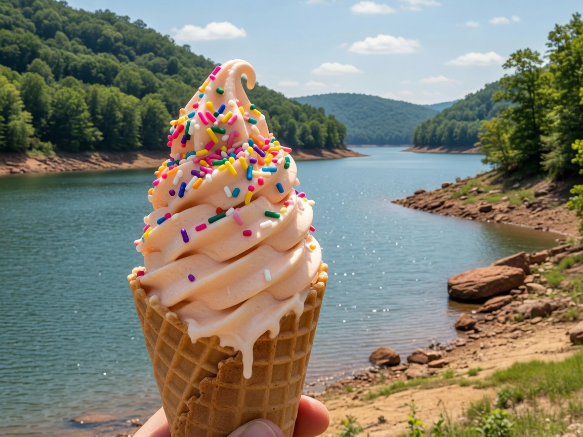 Scoop Bug Ice Cream & More Ice cream in Monticello Kentucky near Lake Cumberland — menu and location for lake visitors